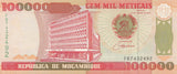 100000 METICAIS BANKNOTE MOZAMBIQUE ( REF 248 )