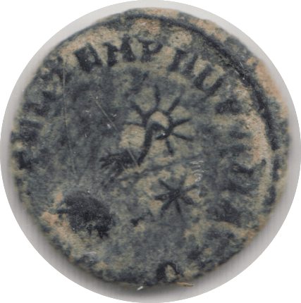 4TH CENTURY UNIDENTIFIED ROMAN COIN AE 3/4 - UNIDENTIFIED ROMAN COINS - Cambridgeshire Coins
