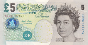 £5 ENGLAND BANKNOTE LOWTHER REF 1368 - World Banknotes - Cambridgeshire Coins