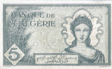 5 FRANCS BANQUE DE L'ALGERIE ALGERIAN BANKNOTE REF 7 - World Banknotes - Cambridgeshire Coins
