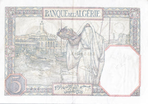 5 FRANCS BANQUE DE L'ALGERIE FRENCH BANKNOTE REF 8 - World Banknotes - Cambridgeshire Coins