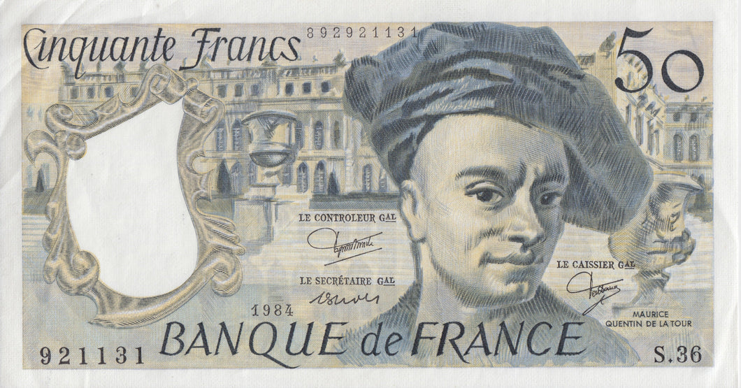 50 FRANCS BANQUE DE FRANCE FRENCH BANKNOTE REF 24 - World Banknotes - Cambridgeshire Coins