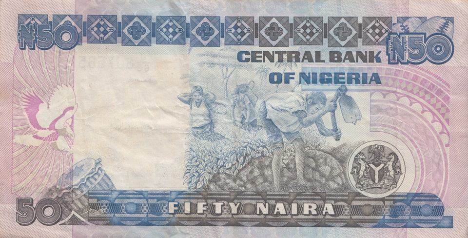 50 NAIRA BANK OF NIGERIA REF 1328 - World Banknotes - Cambridgeshire Coins