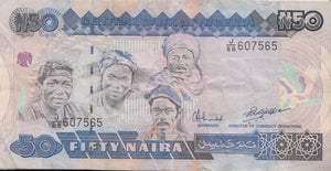 50 NAIRA BANK OF NIGERIA REF 1328 - World Banknotes - Cambridgeshire Coins