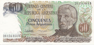 50 PESO BANKNOTE ARGENTINA ( REF 253 ) - World Banknotes - Cambridgeshire Coins