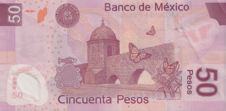 50 PESOS BANCO DE MEXICO MEXICAN BANKNOTE REF 177 - WORLD BANKNOTES - Cambridgeshire Coins