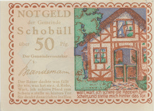 50 PFENNIG GERMANY NOTTGELD BANKNOTE REF 1486 - World Banknotes - Cambridgeshire Coins