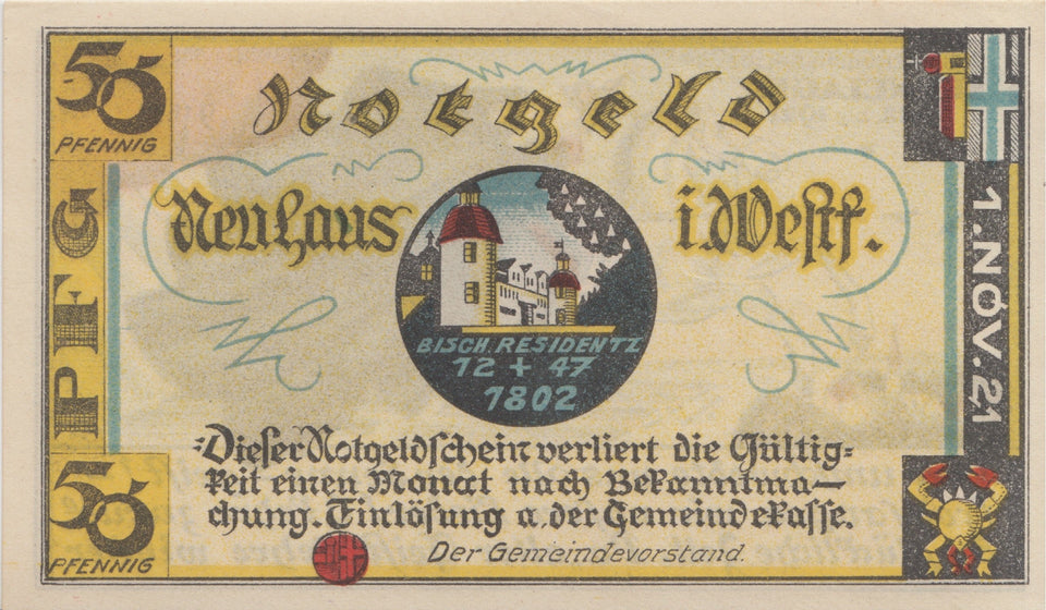 50 PFENNIG GERMANY NOTTGELD BANKNOTE REF 1490 - World Banknotes - Cambridgeshire Coins