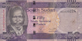 50 POUNDS BANKNOTE SOUTH SUDAN ( REF 116 ) - World Banknotes - Cambridgeshire Coins
