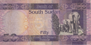 50 POUNDS BANKNOTE SOUTH SUDAN ( REF 116 ) - World Banknotes - Cambridgeshire Coins