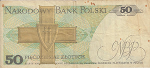 50 ZLOTY BANKNOTE POLAND ( REF 106 ) - World Banknotes - Cambridgeshire Coins