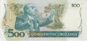 500 CRUZADOS BANCO DO BRASIL BRAZIL BANKNOTE REF 181 - WORLD BANKNOTES - Cambridgeshire Coins