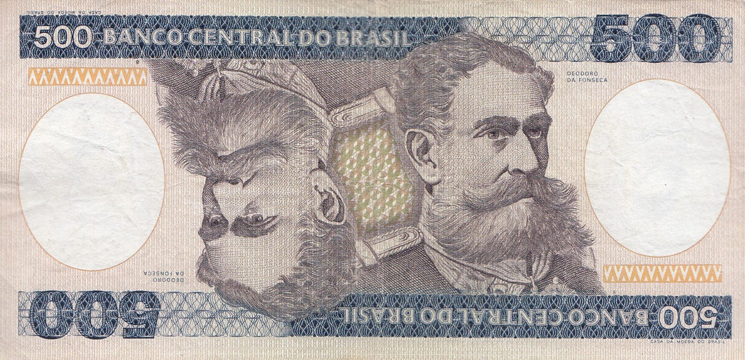 500 CRUZEIROS BANKNOTE BRAZIL ( REF 451 ) - World Banknotes - Cambridgeshire Coins