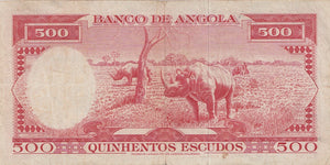 500 ESCUDOS BANKNOTE ANGOLA ( REF 296 ) - World Banknotes - Cambridgeshire Coins