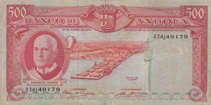 500 ESCUDOS BANKNOTE ANGOLA ( REF 296 ) - World Banknotes - Cambridgeshire Coins