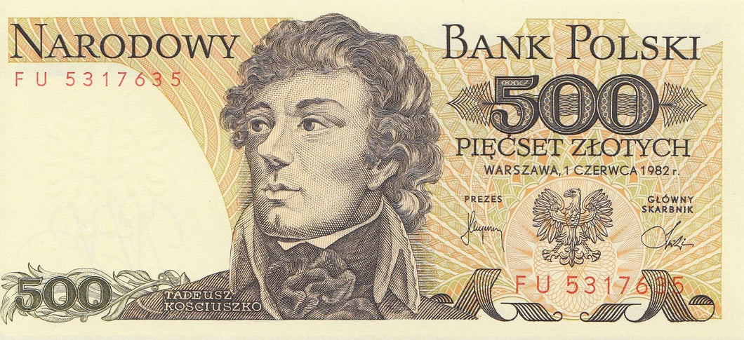500 ZLOTY BANKNOTE POLAND ( REF 246 ) - World Banknotes - Cambridgeshire Coins