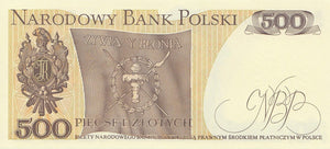 500 ZLOTY BANKNOTE POLAND ( REF 246 ) - World Banknotes - Cambridgeshire Coins