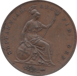 1853 PENNY ( FINE ) 24 - Penny - Cambridgeshire Coins