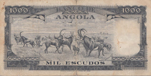 1000 ESCUDOS BANKNOTE ANGOLA ( REF 299 )