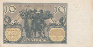 10 ZLOTY BANKNOTE POLAND ( REF 321 )