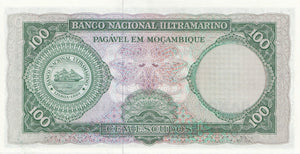 100 ESCUDOS BANKNOTE MOZAMBIQUE ( REF 245 )