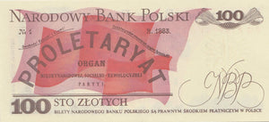 100 ZLOTY BANKNOTE POLAND ( REF 317 )
