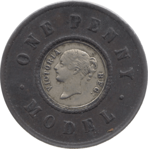 1840 TOY MONEY MODEL PENNY - TOY MONEY - Cambridgeshire Coins