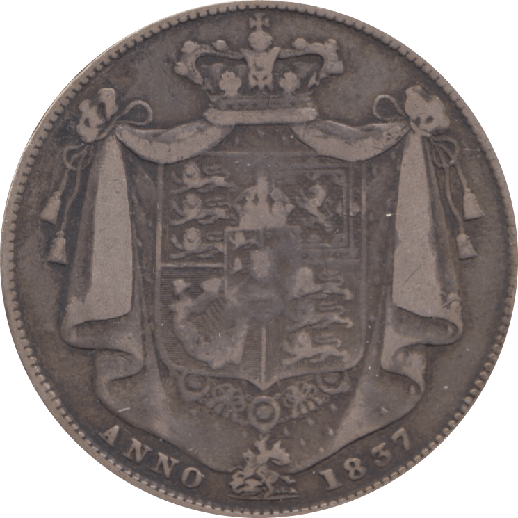 1837 HALFCROWN ( GF ) 5 - Halfcrown - Cambridgeshire Coins