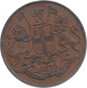 1835 INDIA 1/4 ANNA - WORLD COINS - Cambridgeshire Coins