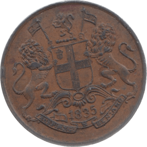1835 INDIA 1/4 ANNA - WORLD COINS - Cambridgeshire Coins