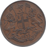 1835 INDIA 1/4 ANNA - WORLD COINS - Cambridgeshire Coins