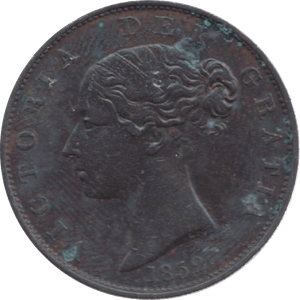1852 HALFPENNY ( EF ) 23 - Halfpenny - Cambridgeshire Coins