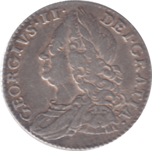 1757 SIXPENCE ( GVF ) 23