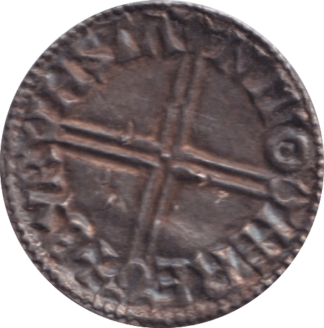 978-1016 SILVER PENNY AETHELRED II - Hammered Coins - Cambridgeshire Coins