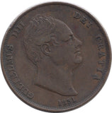 1831 PENNY ( GVF ) - Penny - Cambridgeshire Coins
