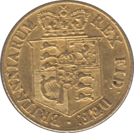 1817 GOLD HALF SOVEREIGN ( EF )