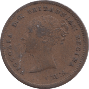 1844 HALF FARTHING ( GVF ) 19 - Half Farthing - Cambridgeshire Coins