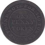 1813 ONE PENNY TOKEN 17