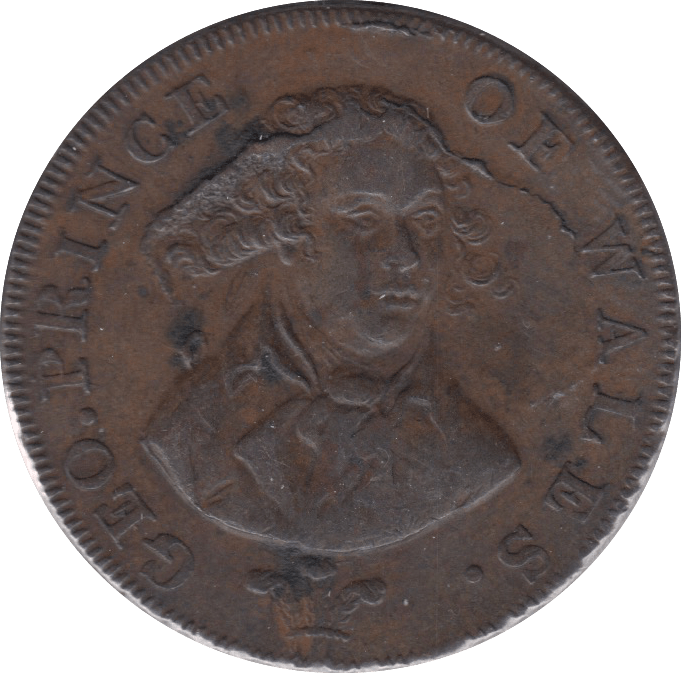 1790 LONDON & MIDDLESEX HALFPENNY TOKEN