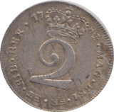 1784 MAUNDY TWOPENCE ( GVF ) 18
