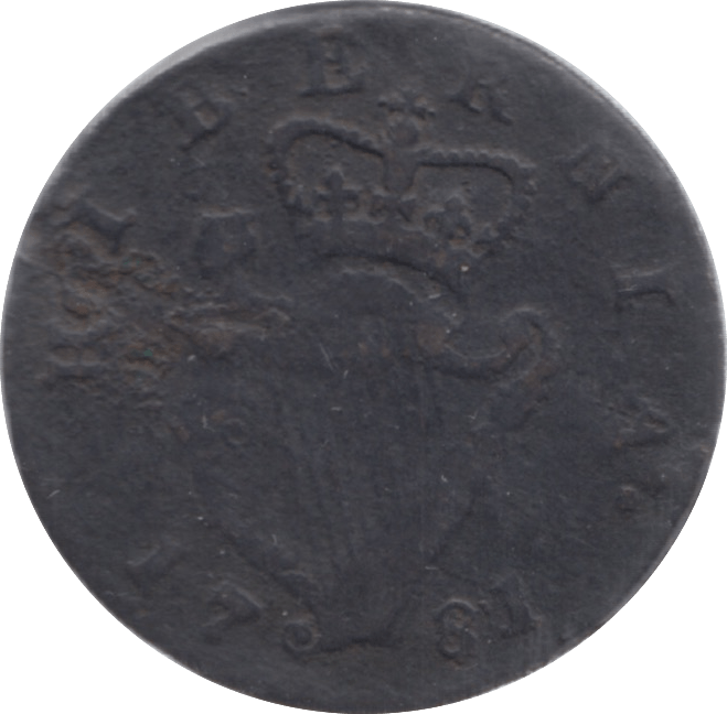 1781 IRISH HALFPENNY ( FAIR )