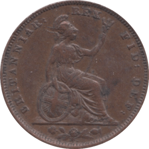1828 FARTHING ( VF ) 18 - Farthing - Cambridgeshire Coins