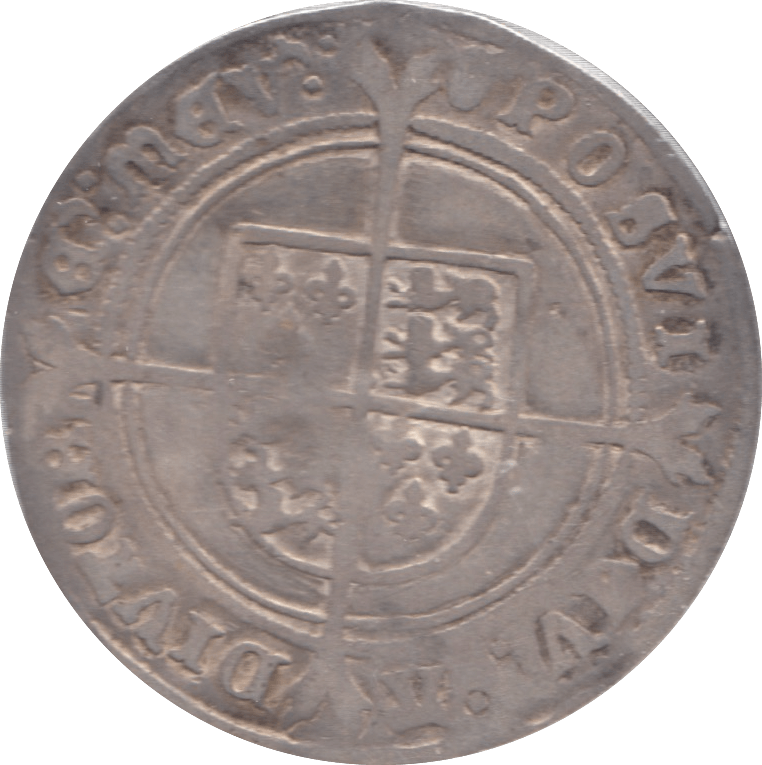 1547 - 1553 EDWARD VI SILVER SHILLING REF 58
