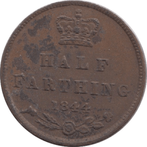 1844 HALF FARTHING ( GVF ) 19 - Half Farthing - Cambridgeshire Coins