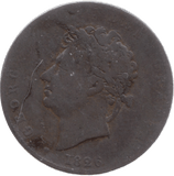 1826 HALFPENNY ( FAIR ) 18 - Halfpenny - Cambridgeshire Coins