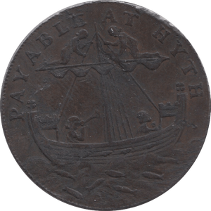 1794 CINQUE PORT HALFPENNY TOKEN