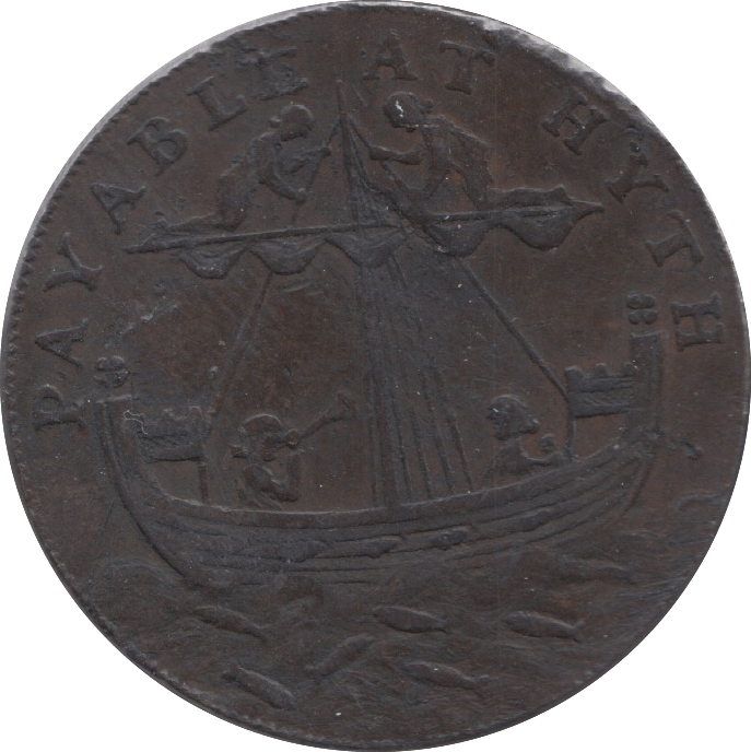 1794 CINQUE PORT HALFPENNY TOKEN