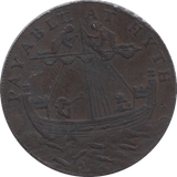 1794 CINQUE PORT HALFPENNY TOKEN