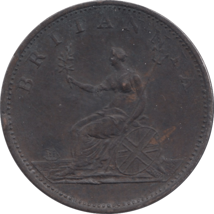 1806 HALFPENNY ( VF ) 23