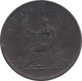 1806 HALFPENNY ( VF ) 23